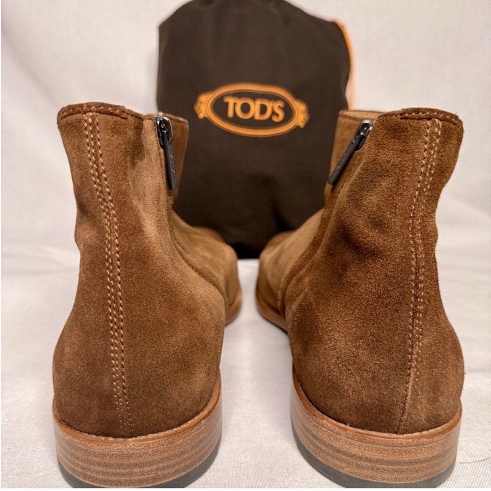 Tod's Brown Suede Men's Boots - Picture 7 of 8